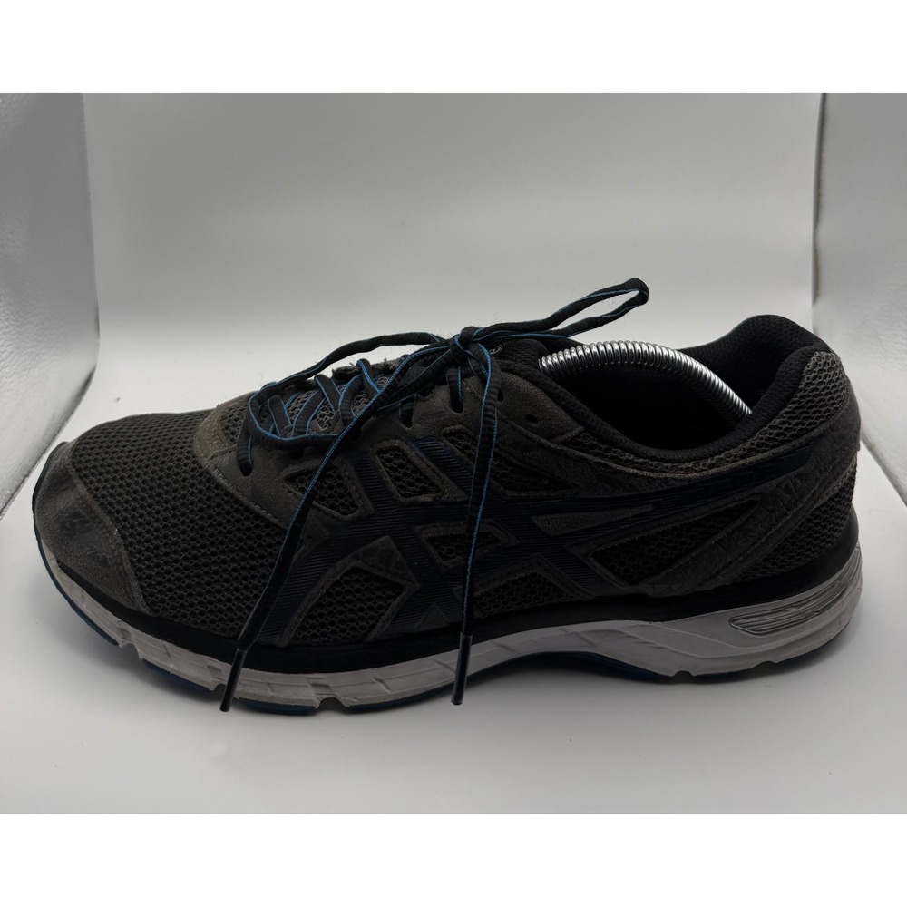 ASICS Gel-Excite 4 Running Shoes Mens 11.5 Grey Blue Fair T6E3N Mesh Athletic